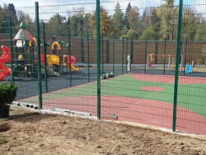 Забор на детскую площадку 50 метров фото в Черноголовке
